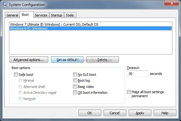 Enable Windows 8 Boot Menu Step3