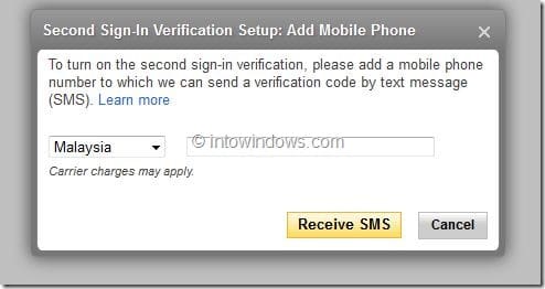 Enable Yahoo Two Step Verification