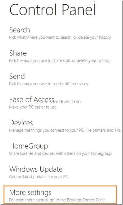 Enable or Disable Right Click In Windows 8 Tablet Step3