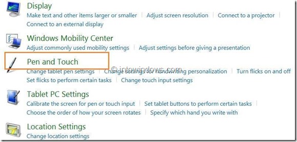 Enable or Disable Touch Screen In Windows 8 Step6