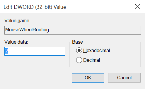 Enable or Disable Windows 10 inactive window scrolling pic4