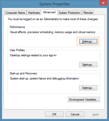 shadow for desktop texts