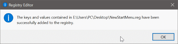 Enable or Disable the new Start Menu in Windows 10 pic13