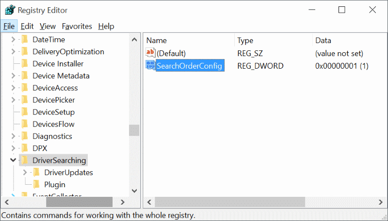 Enable or disable automatic device driver update In Windows 10 step5