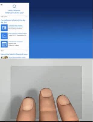 Enable or disable three finger tap to launch Cortana on Windows 10