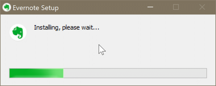 Evernote not opening or working in Windows 10 pic2