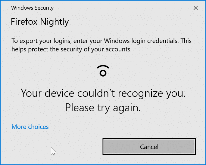 Export Firefox passwords to CSV pic2