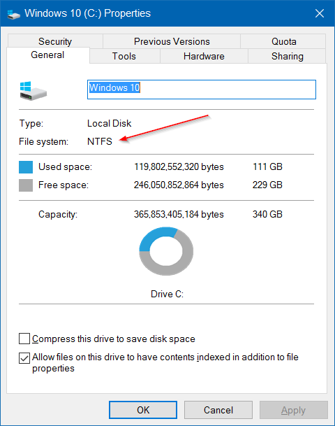 Extend volume grayed out in Windows 10 pic3