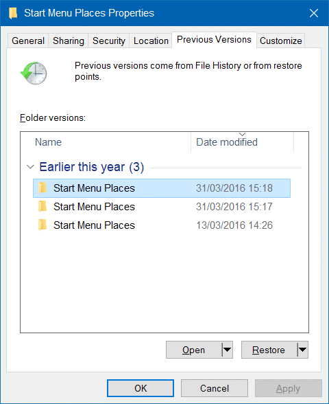 File Explorer missing from Start menu in Windows 10 step12