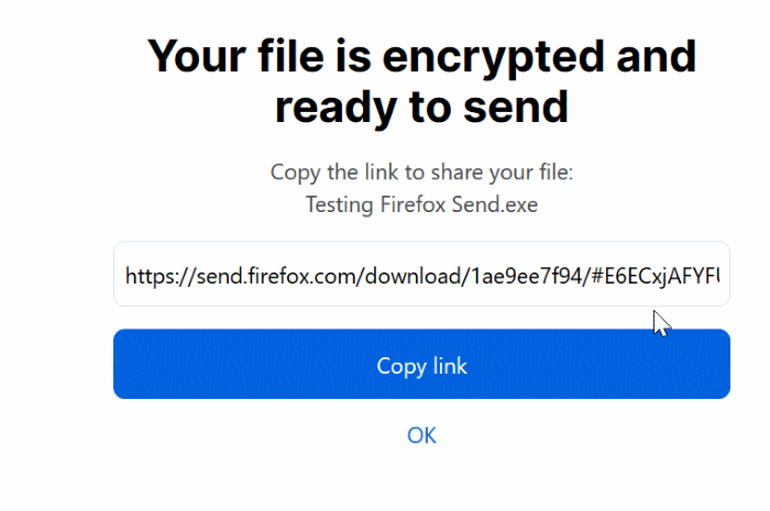 Firefox Send pic6