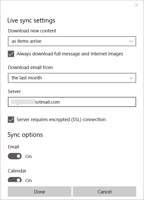 Fix Mail App Sync Issues in Windows 10 pic4.1