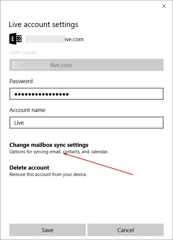 Fix Mail App Sync Issues in Windows 10 pic4