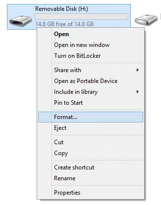 Fix The File is Too Large for the Destination File System Error Step1