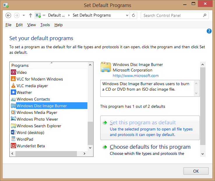 Fix to missing burn disc image option in context menu picture3