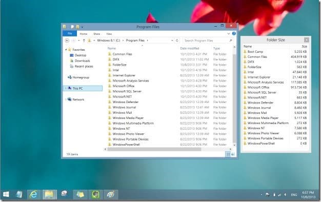 Folder Size In Windows 8.1 Picture1
