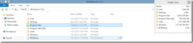 Folder Size in Windows Explorer8.1