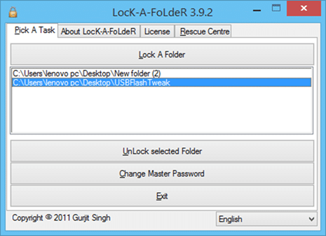 Free Folder Locker Lock A Folder