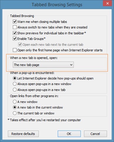 Frequently visited websites in internet explorer step4