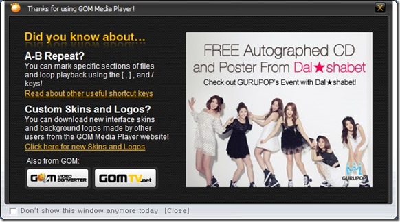 GOM Player Picture