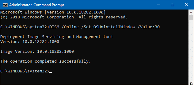 Go back to previous version of Windows 10 after 10 days (2)