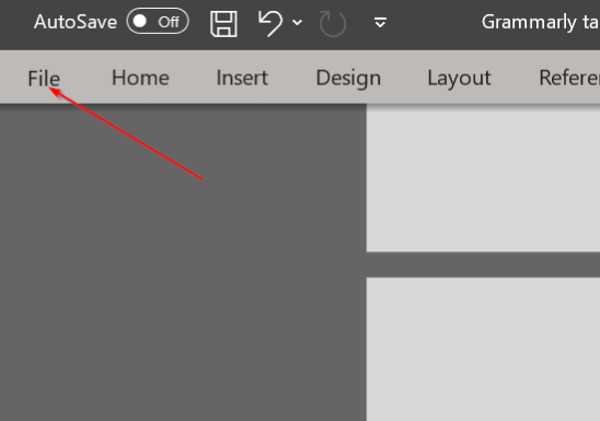 Grammarly missing from Office Word pic1
