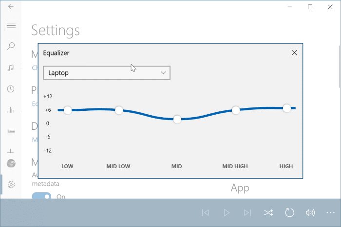 Groove Music Equilizer pic3