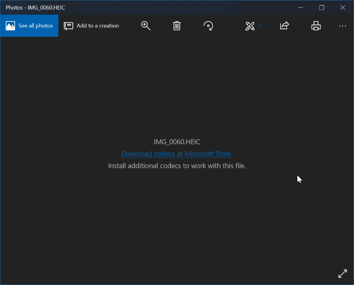 HEIF and HEVC Media Extensions no longer free