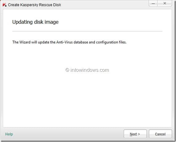 How To Create Kaspersky Rescue Disk USB Step5