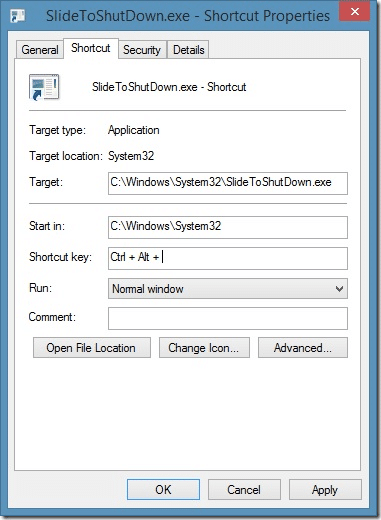 How to use slide to shutdown feature in Windows 8
