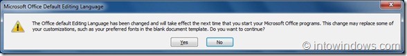 How To Enable Language Interface Packs In Office 2010 step2