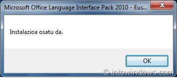 How To Install and Enable Language Interface Pack In Office 2010 step3