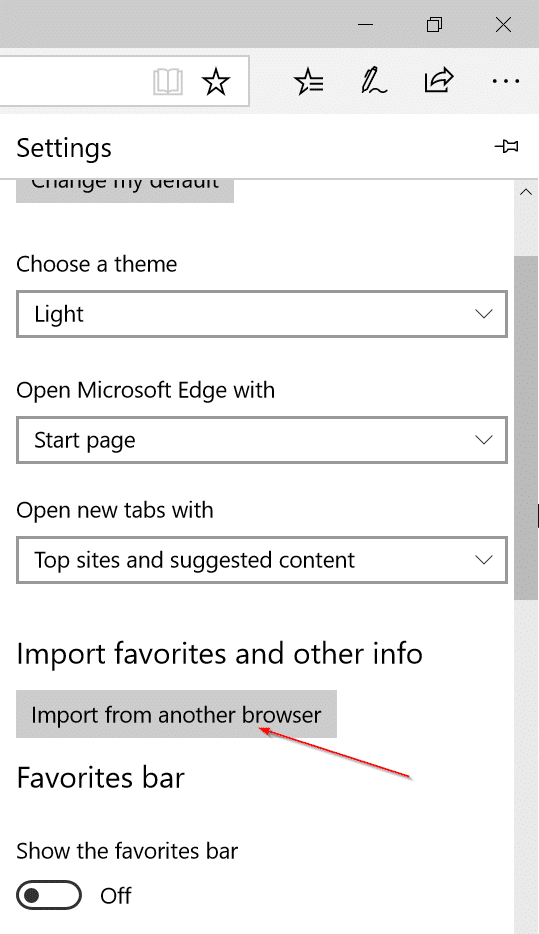 Import Internet Explorer passwords into Edge (3)