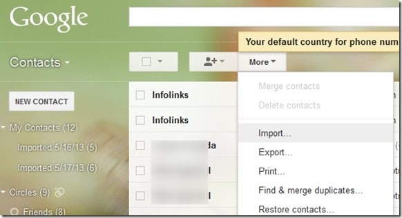 Import Outlook.com Contacts To Gmail Step16