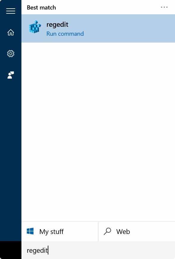 Increase the number of items in jump lists in Windows 10 step1