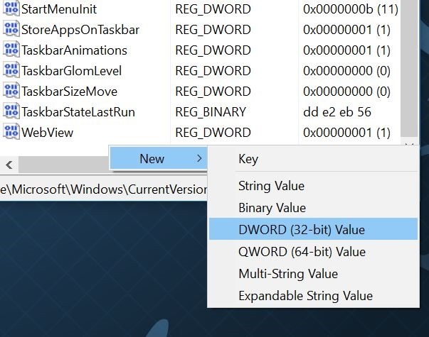 Increase the number of items in jump lists in Windows 10 step3