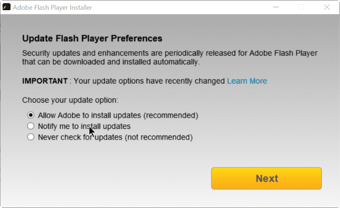 Install Adobe Flash Playre in Vivaldi browser step8