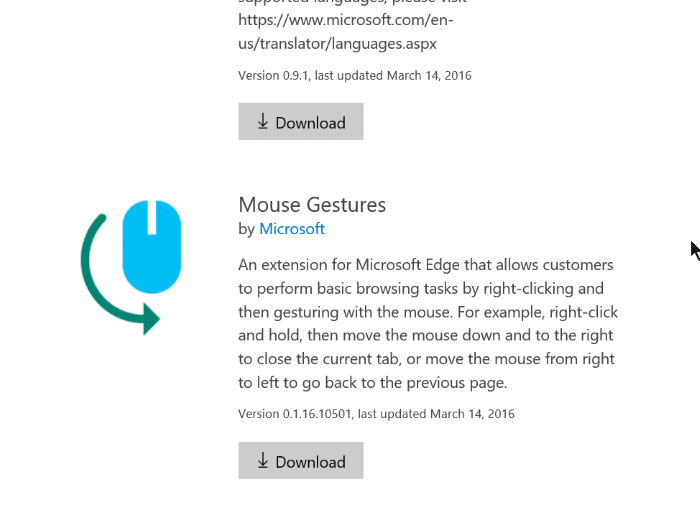 Install Edge Extensions in Windows 10 Step3