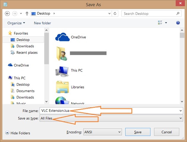 Install VLC extensions step5