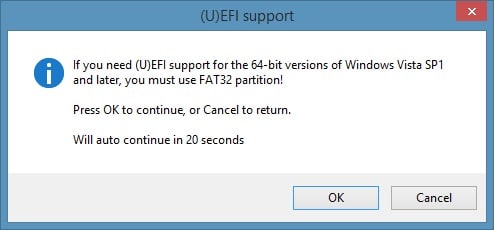Install Windows 7 and Windows 8.1 from same Multiboot USB Step4