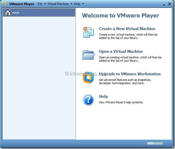 Install Windows 8 On VMware Player 4 Step3