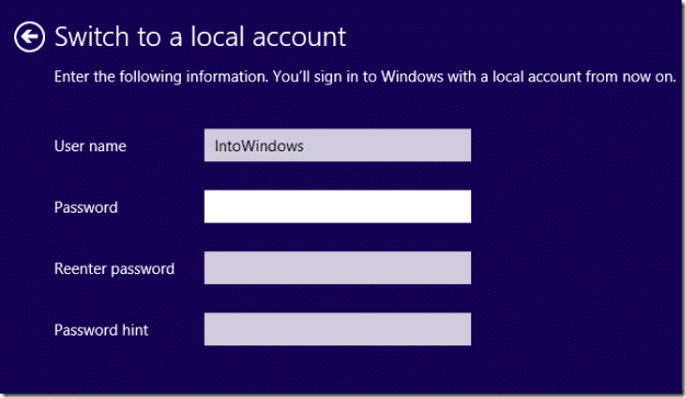 Install Windows 8.1 Without Microsoft Account Step5