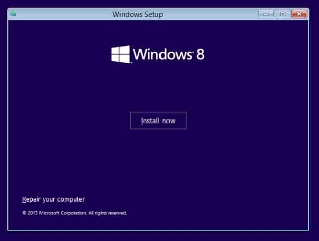 Install Windows 8.1 on SSD Step2