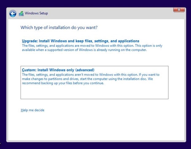 Install Windows 8.1 on SSD Step4