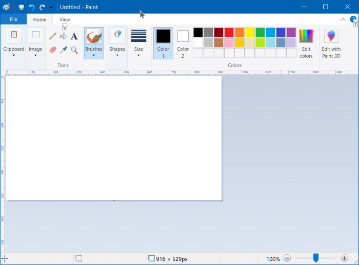 install or uninstall Microsoft Paint in Windows 10