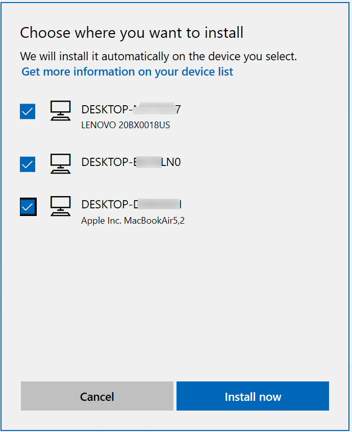 Install on my devices pic1