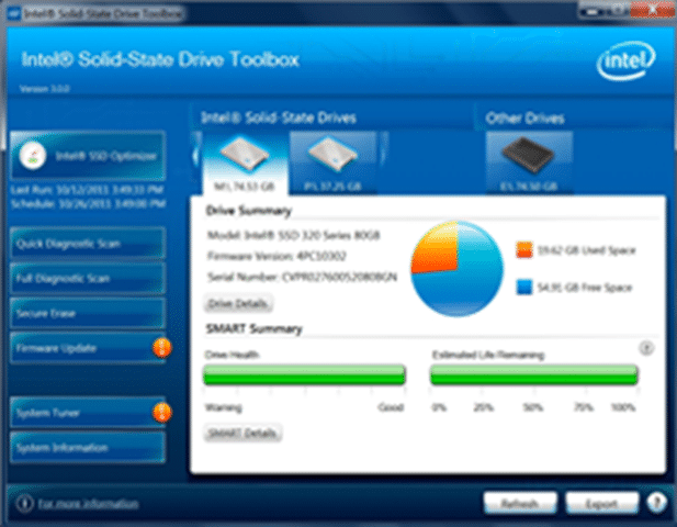Intel SSD Toolbox