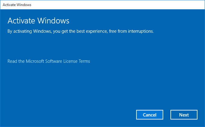 Know why your Windows 10 was not activated (1)