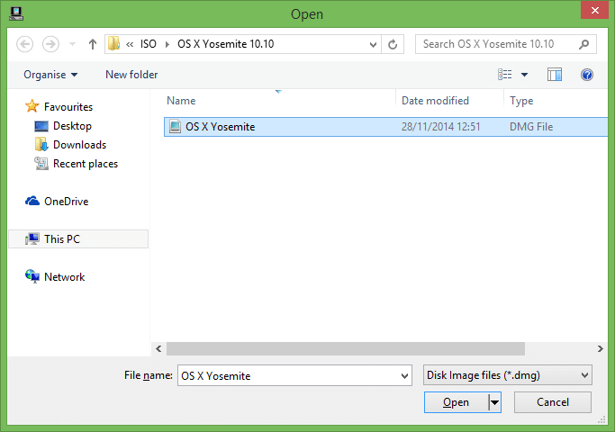 Mac OS X Bootable USB On Windows step5