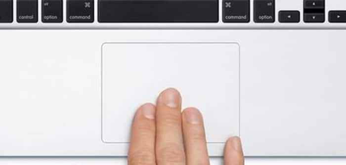 Mac trackpad gestures