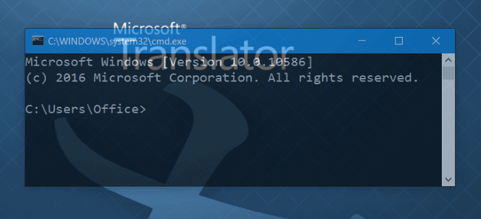 Make Command Prompt CMD Transparent in Windows 10